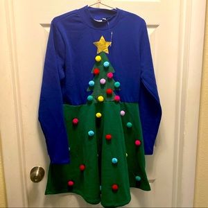 Christmas Sweatshirt Dress